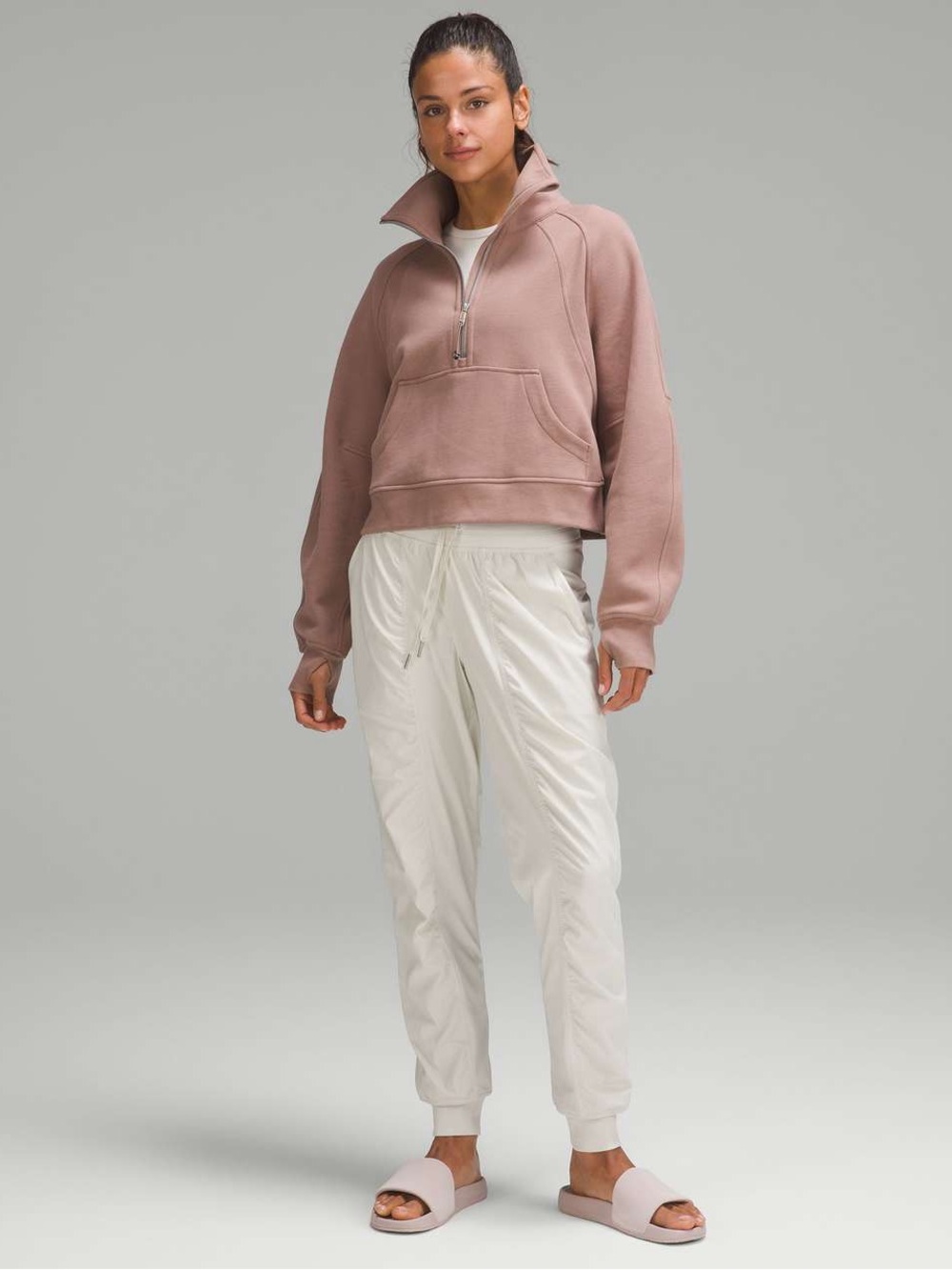 Lululemon Scuba Oversized Funnel Neck Half Zip
in Twilight Rose